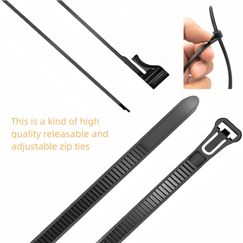 HOTUN Zip Ties (White, 12 Inch) - Image 4